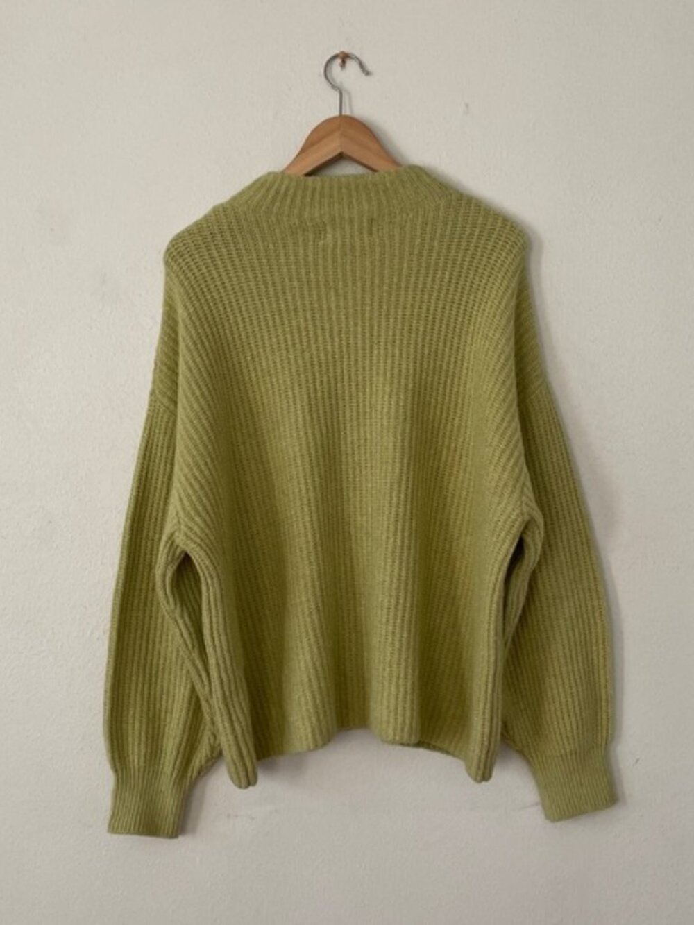 Old Navy Oversized Ribbed Sweater Mockneck Boxy SOSOFT - Picture 2 of 13